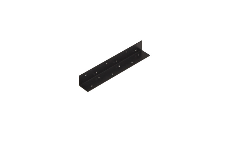 Angle 300x45x45x3mm, painted, black RAL9005 mat