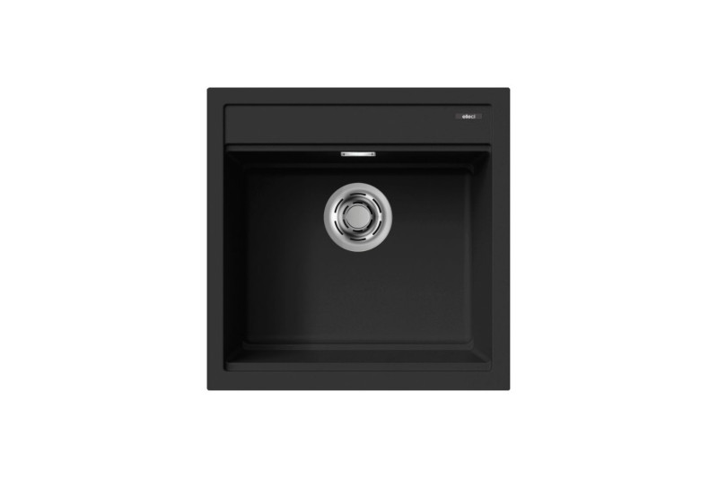 Granite sink  BEST 104 510x510 1V BLACK 86