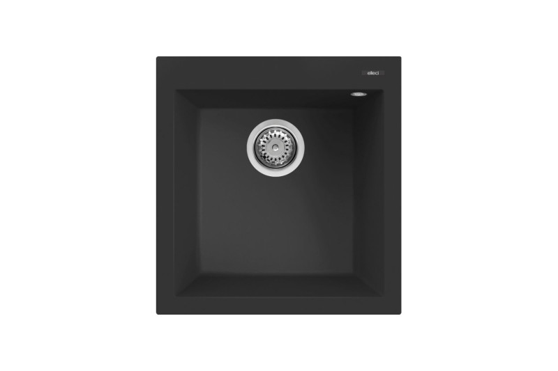 Granite sink  QUADRA 102 47.1x50.1 1V NERO 40