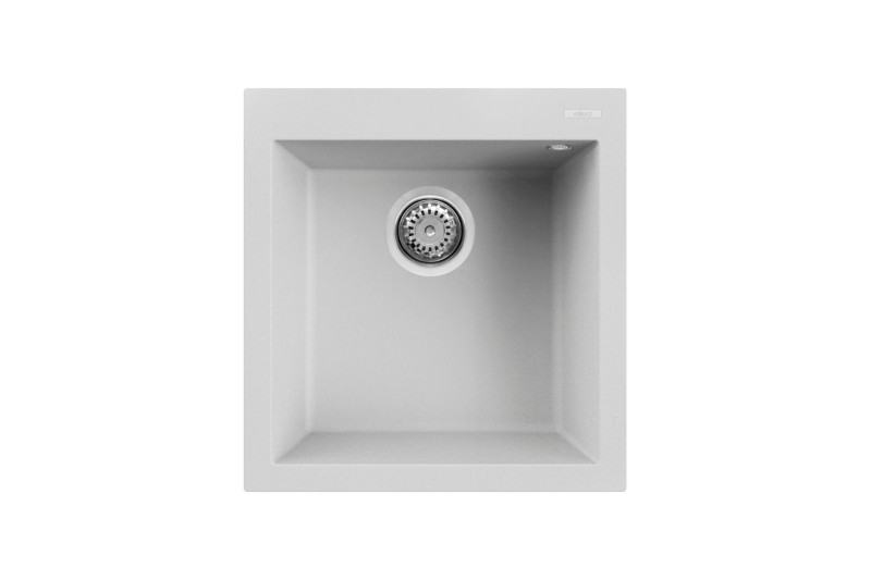 Granite sink  QUADRA 102 47.1x50.1 1V BIANCO 68